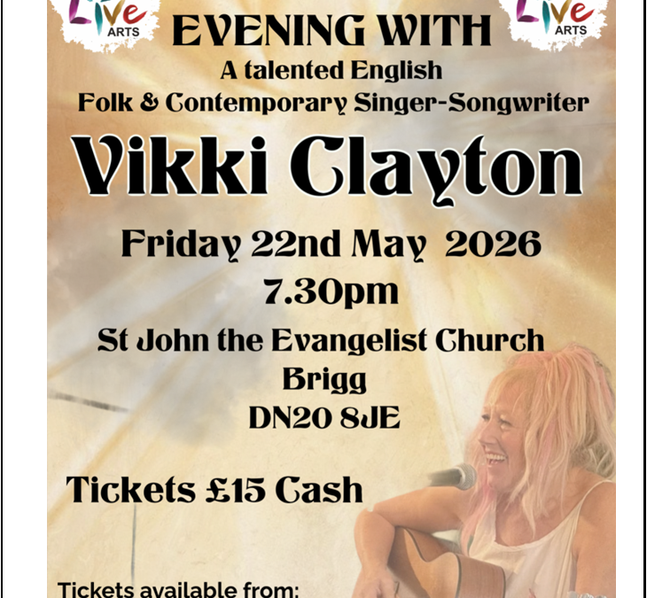 Vikki Clayton Tour of Blighty, 22nd May 2026