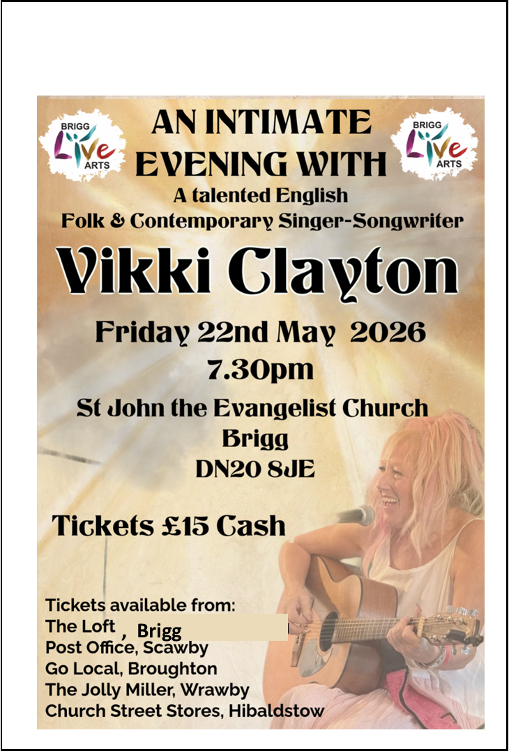 Vikki Clayton Tour of Blighty, 22nd May 2026